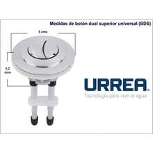 BDS Universal Upper Dual Button, Toilet Flush Button,  Finish - B - View 2