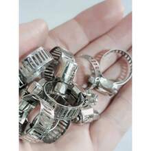 Kit 50 Abraçadeira Ferro E Aço Inox Vedação Para Mangueira 1-1/2'' 4,1x4,7x0,7CM - aço inox e ferro - Visão 5