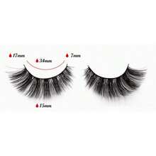 1 buah/7 Pasang Bulu Mata Palsu D-Curl Tebal Russian Volume Alami Lembut, Bulu Mata Palsu Mink Klasik Cat Eye, Bulu Mata Palsu Cross Fine Dense 5D, Ekstensi Bulu Mata Lembut untuk Tampilan Riasan Alami, Ciptakan Tampilan Riasan Alami - A - View 11