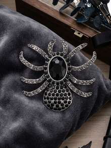 Halloween Rhinestone Spider Brooches - Insect Pins For Women Unisex Casual Party Accessories / Friends Gifts Badges Decoration - Spider - View 12