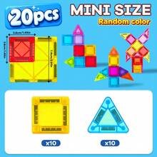 Mini Magnetic Blocks Kids Building Toys, Magnetic Toys, Colorful Magnetic Building Blocks For Children, Educational Magnet Toy Set Creativity Toy Gift For Kids Boys Girls, Random Colors(Suitable For Ages 3+) - Multicolor - View 14