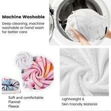 2026 Neuerscheinung 1 Stück Moderne Zebra-Print Flanelldecke - Weiche, warme Flanelldecke, maschinenwaschbar, vielseitige Ganzjahresdecke für Nickerchen, Büro, Zuhause, Reisen, Camping, ideales Geschenk, 200-250 g/m² Stoff - Stil 1 - Übersicht 4