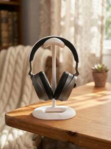 Creative Designer Headphone Stand, Over-Ear Headphone Desktop Storage Display Rack, Gaming Room Live Streaming Office Desk Ornament, Functional Home Decor, Gaming Gift - Designer Headphone Stand - View 2