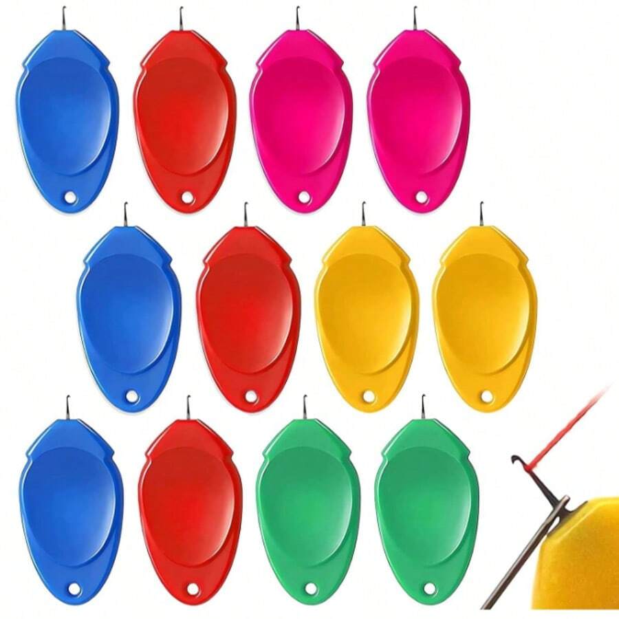 Enhebrador de hilo de coser hecho a mano, herramienta de enhebrado automático para máquina de coser, dispositivo de enhebrado fácil para bordado, asistente de enhebrado automático, enhebrador de aguja, color aleatorio