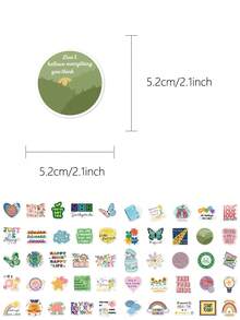 50Pcs Mental Health Waterproof Stickers, Aesthetic Decals For Teens & Adults, Decor For Tumbler Laptop Luggage Scrapbook, Birthday Holiday Craft Gift Supplies - 50pcs - View 5