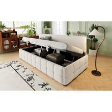 Sofa Bed Set - Beige + Upholstered + Bedroom - View 5