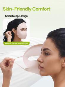 Beneunder Light-Cooling Sun-Protection Face Mask AL220 - Pink - View 6