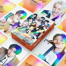 124件 K-POP STRAY/K1DS <THIS&THAT> Mini 10th Album 全息閃卡、LOMO卡與貼紙套組，包含 Le E Know、Changbin、Fe Lix、Seung Min、I.N，適合收藏、桌面展示與拍照拍攝 - 彩色 - 查看 2