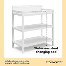 Alpine Changing Table, White - White - View 5