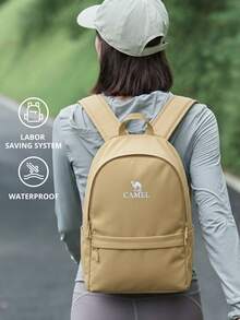 CAMEL CROWN Ransel Komuter Kasual dan Sporty, Tas Ringan untuk Perjalanan, Aktivitas Luar Ruangan, dan Mendaki - Batok kelapa - View 8