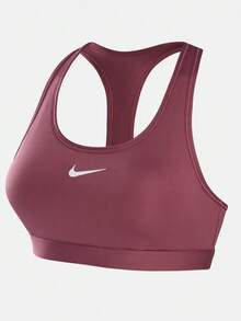 Nike Bra Olahraga Wanita AS W NK SWSH MED SPT BRA BRA-MDX6822-654 - Burgundy - View 1
