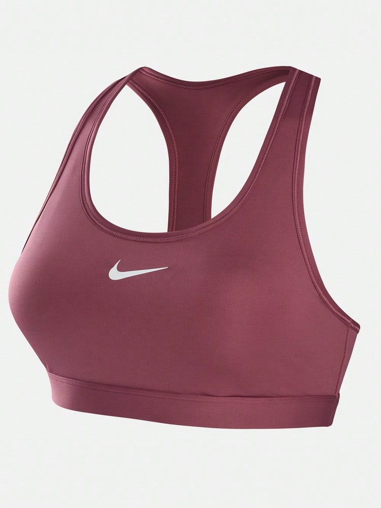 Nike Bra Olahraga Wanita AS W NK SWSH MED SPT BRA BRA-MDX6822-654 - Burgundy - View 1