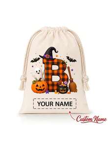 Halloween Candy Bags Are The Perfect Gift For Halloween Activities. Personalized "Trick Or Treat" Bags Are Excellent Halloween Party Gifts. - Multicolor - View 6