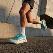 Adidas New ADIZERO BOSTON 13 M Men's Racing Marathon Running Shoes - Green/Gray - View 2
