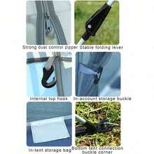 Camping Tents - Black - View 12