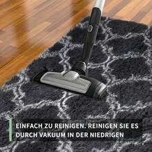 EDIMENS Long Hallway Runner Rug 80x300, High Pile Bathroom Rug Non-Slip, Fluffy Washable Kitchen Rug Bath Mat, Rugs For Bedroom Bed Runner Hallway Living Room - 深灰色燈籠紋 - 查看 10