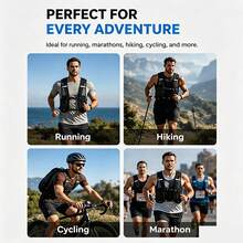 Lightweight Sports Running Vest With Breathable Honeycomb Mesh Design And Multiple Large Capacity Pockets, Perfect For Outdoor Fitness And Running. Ideal For Outdoor Fitness Activities In Europe And America. - Multicolor - View 6