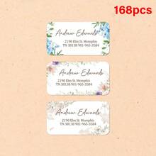 Personalized Floral Theme Address Labels - Customizable Return Address Stickers, Suitable For Letters, Cards And Gift Packages - Perfect For Home Office, Celebrations And Daily Mail - Waterproof And Easy To Apply Customized Labels - Elegant Floral Design Adds A Stylish Touch To Your Mail - Ideal For Weddings, Parties And Special Occasions - High Quality And Durable Address Labels, Meet All Your Mailing Needs, Holiday Calendar - Style D - View 34