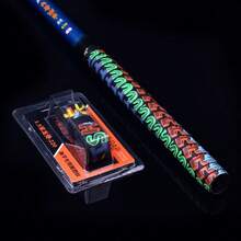 1pc Badminton Racket Anti-Slip Grip Tape, Fishing Rod Anti-Slip Grip Tape, Durable Printed Sweat-Absorbent Tape Suitable For Baseball/Softball/Cricket Bat/Golf/Bicycle Handle, Multi-Functional Tape, Sweat-Absorbent Tape With Extended Spine Grip Wrap Tape For Fishing Rod, High-Value Sweat-Absorbent Tape, Multi-Functional Sports Handle Wrap Tape - Multicolor - View 14