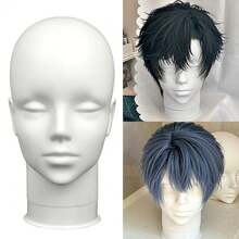 Wig Mannequin Stand, Display Mannequin Head, Hair Styling Tool Mannequin Head, Includes Mannequin Pins And Small Stand, Halloween - View 8