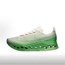 On Running Women Running Shoes - 白綠色 - 查看 1