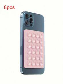 Étui de téléphone à ventouse en silicone, adhérence forte, pratique pour les selfies et les vidéos. Ventouse en silicone améliorée, compatible avec les téléphones iOS et Android, cadeau idéal pour l'anniversaire, la famille et les amis, choix parfait pour le support de téléphone et les accessoires de téléphone. - Multicolore - Voir 33