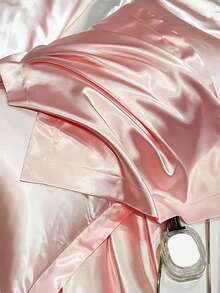 Luxury Mulberry Silk Pillowcase Satin Solid Color Pillowcase With Envelope Closure Design For Various Pillows Soft And Smooth Texture Suitable For Holiday Women's Gift Back To School Bedroom Dorm Room Home Decor Camping Bedding Travel Essentials - Multicolor - View 10