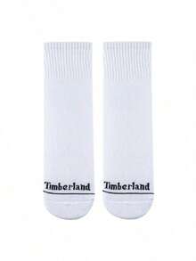 Timberland Unisex Mid-Calf Socks 3PP Core Quarter Crew WHITE, FQ Comfortable Soft Fit Sports Casual Socks A2PW1100 - White - View 1