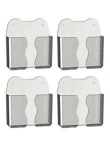 Phone Charging Storage Box, Remote Control Holder, No Drilling Required Phone Stand Holder Suitable For IPhone, Android Phones, Birthday Gift, Phone Accessory For Family And Friends - Multicolor - View 18