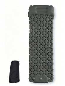 Portable Camping Inflatable Sleeping Pad With Integrated Pillow, Compact Ultra-Light Foldable Air Mattress For Outdoor Hiking, Picnic And Tent Use (Style/Color Randomly Shipped) - Multicolor - View 7