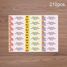 Personalized Floral Theme Address Labels - Customizable Return Address Stickers, Suitable For Letters, Cards And Gift Packages - Perfect For Home Office, Celebrations And Daily Mail - Waterproof And Easy To Apply Customized Labels - Elegant Floral Design Adds A Stylish Touch To Your Mail - Ideal For Weddings, Parties And Special Occasions - High Quality And Durable Address Labels, Meet All Your Mailing Needs, Holiday Calendar - Style D - View 40