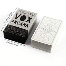 The Voice Of Tarot: Diverse Aesthetics, Traditional Rider-Waite Interpretations, Beginner-Friendly, Perfect For Halloween And Tarot Enthusiasts - Black - View 2