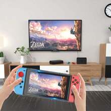 Switch 攜帶收納包 旅行攜行包 可收納 10 張遊戲卡帶與配件 黑色硬殼保護收納盒 適用於 Switch 2 主機與配件 - 查看 10