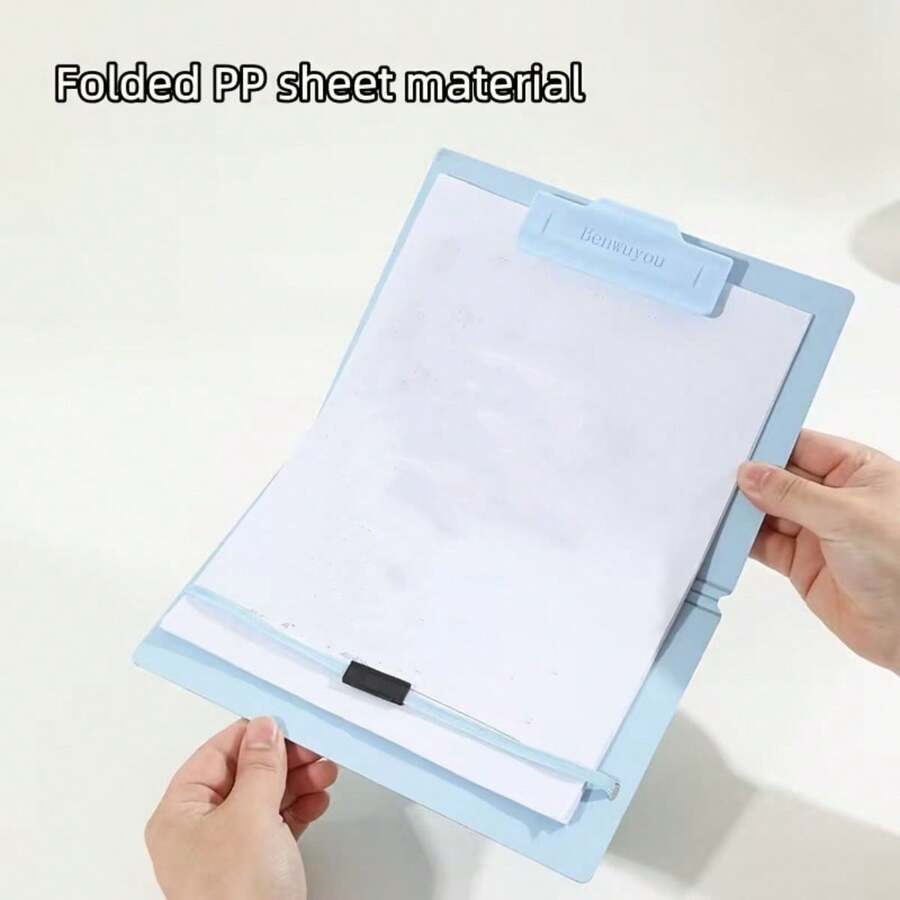 1 buah Map Lipat A5, Terbuat dari Bahan PP Tahan Lama, Mudah Disimpan dan Portabel, Cocok untuk Kantor dan Sekolah, Perlengkapan Kembali ke Sekolah - Map - View 1