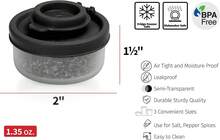 SIGNORAWARE Salt And Pepper Shakers Moisture Proof Set Of 2 Small Mini Salt Shaker To Go Camping Picnic Outdoors Kitchen Lunch Boxes Travel Spice Set - ColorA - View 6