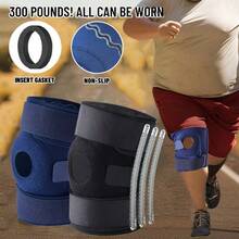 HYL SPORTS 1pc (XL-8XL) Plus Size Knee Support, Extra Large Knee Brace, Adjustable Compression Strap, 6 Spring Supports, Dual Side Anti-Slip Strips, Breathable, Knee Support, Suitable For Overweight/Obese Men And Women, Daily Use - Plus Size Knee Brace - 6 Springs - View 4