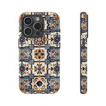 Portuguese Vintage Ceramic Mosaic Pattern Tile Durable Protective Case| IPhonePRO Max Plus 16 15 14 13| Pixel 9 8 7| Galaxy S 25 24 23 22 Ultra - 白色 - 查看 3