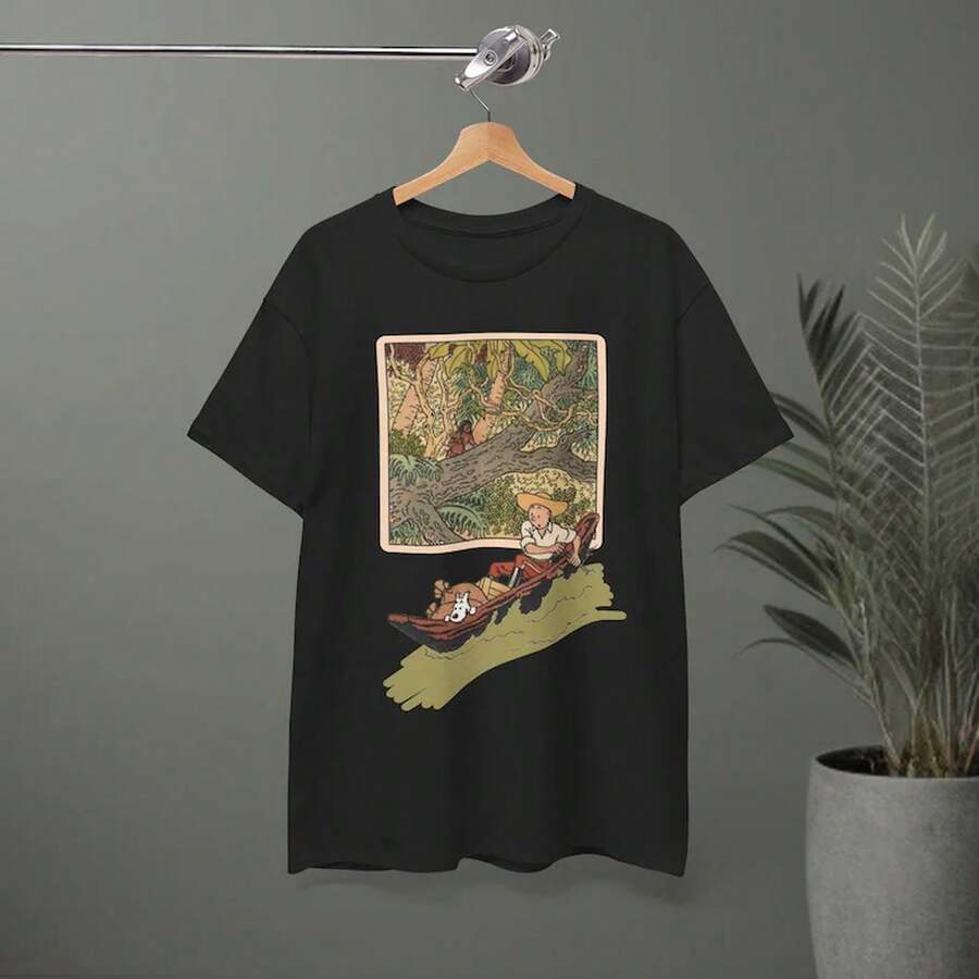Men Sports Tees & Tanks - 黑色 - 查看 1