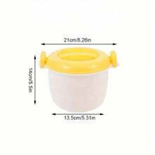 SOKANY Portable Microwave Rice Cooker, Hot And Cold Dual Use, Sealed Leak-Proof Design, Compartment Design No Mixing, Large Capacity Satisfying Delicious, Suitable For Rice, Vegetables, Fish, Soup, Noodles And More - Multicolor - View 13