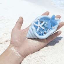 Seashell Shaped Squeeze Toy - Multi-Functional - Soft Slow Rebound, Contains Multiple Small Parts - Squeezing And Kneading Both Possible, Niche Creative Squeeze Toy, Party And Holiday Gift, Can Be Used As Decoration To Relieve Visual Fatigue, Cheese Squishy, Squishy Dumpling, Fidget, Squishy - Multicolor - View 5