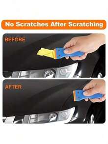 1pc Plastic Scraper Set With 20 Plastic Blades, Household Cleaning Tool, Easily Remove Stickers/Glue/Labels/Paint/Oil Stains, Suitable For Cleaning Floors, Stoves, Car Windows, Multi-Functional Cleaning Essential - Random - View 10