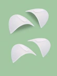 Soft Breathable Foam Shoulder Pads, Non-Slip Detachable, Suitable For Dresses, Jackets, Shirts, Suits And T-Shirts, Unisex, Helps Correct Uneven Shoulder Height - Multicolor - View 11