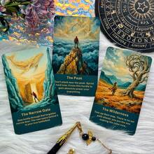 Kartu Oracle Ruang & Arah, 54 Kartu Orisinal untuk Pembacaan Harian, Pecinta Tarot, Ramah untuk Pemula, 14+ - MultiWarna - View 5
