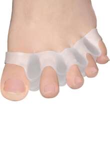 2 Toe Dividers, Silicone Toe Pads For Correct Alignment Of Toes, Toe Expanders For Hallux Valgus To Restore The Original Shape Of Overlapping Toes - Wallpaper - View 1