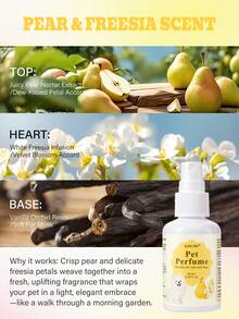GJYC PET Dog & Cat Cologne Spray, Pear & Freesia Scent – Long-Lasting Pet Perfume For Odor Control, Quick-Dry Grooming Spray For Fresh Coat Between Baths - Pear & Freesia - View 5