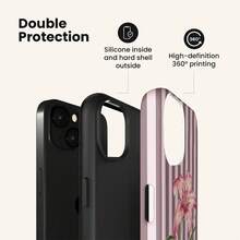 VESPOP Casing Ponsel Bergaris Warna Kontras, Gaya Retro , Pelindung Anti Guncangan Full Cover - Untuk iPhone 18/17/16/15/14/13/12/11 Pro Max/Pro Plus/12 Mini/13 Mini, Kompatibel dengan Galaxy S26 S25 S24 S23 S22 S21 Plus Ultra, Kompatibel dengan Pixel 8 9 10 PRO - Warna Campuran 1 - View 3