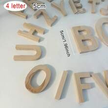 Custom Wooden Letters | Wooden Material | Laser Cut Letter Shapes | Customizable Wooden Letters | Bedroom Wall Decor | Wooden Letters - Sold Individually, Wooden Craft Letters, Holiday Decor, Custom Signage Letters, Can Use Any Font Or Vector File, Suitable For Home Or Office Indoor Use - Can Be Used For Commercial Signage, Bedroom Decor Or Room Design, Halloween, Christmas. - Multicolor - View 47