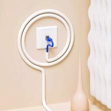 1pc 1m/2m/3 Meters/5m/6m 15mm Wide PVC Cable Management Channel, Self-Adhesive Floor Cord Cover Cable Sleeve, Extension Cord Floor Cable Protector, Invisible Decorative Wire Duct, PVC Hidden Floor Cable Protector, Suitable For Home Office Floor Wire Management - A - View 9