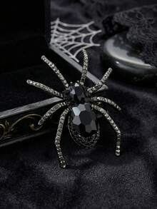 Halloween Rhinestone Spider Brooches - Insect Pins For Women Unisex Casual Party Accessories / Friends Gifts Badges Decoration - Spider - View 19