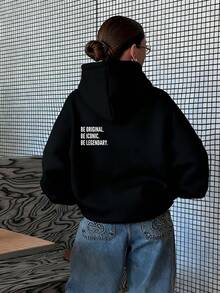 Women Sweatshirts & Hoodies - 黑色 - 查看 2